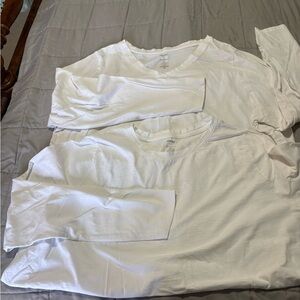 Sonoma Classic White Long Sleeve Shirts-set of 2